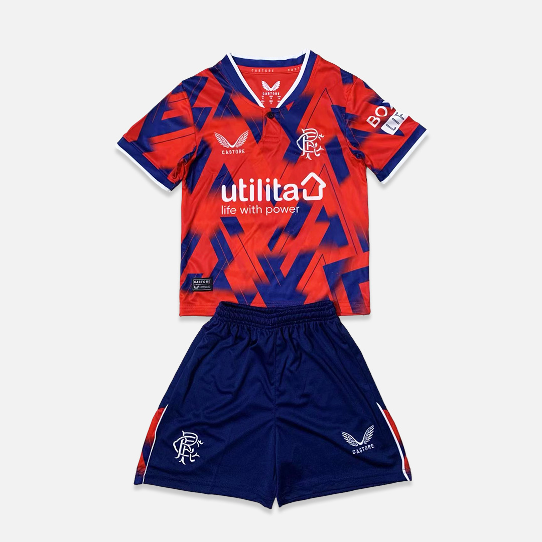 Glasgow Rangers 23-24 Fourth Kids Kit